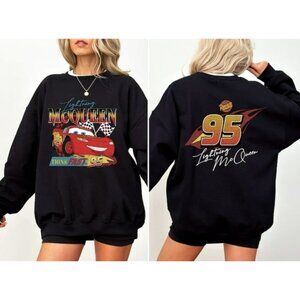 Lightning Mcqueen Sweatshirt, Disney Cars Sweatshirt, Cars Characters Sweatshirt